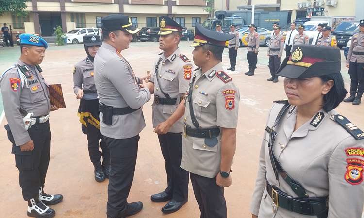 Polres Gowa Gelar Sertijab, Sejumlah Pejabat Utama dan Kapolsek di Rotasi