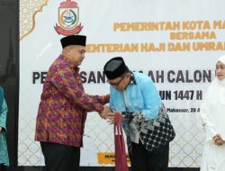Wali Kota Makassar Appi Lepas 331 JCH Makassar, Tekankan Istitha’ah dan Pentingnya Kesehatan Jamaah