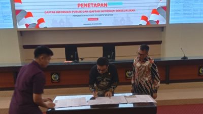 Pemprov Sulsel Tetapkan DIP dan DIK 2026, Perkuat Keterbukaan Informasi Publik