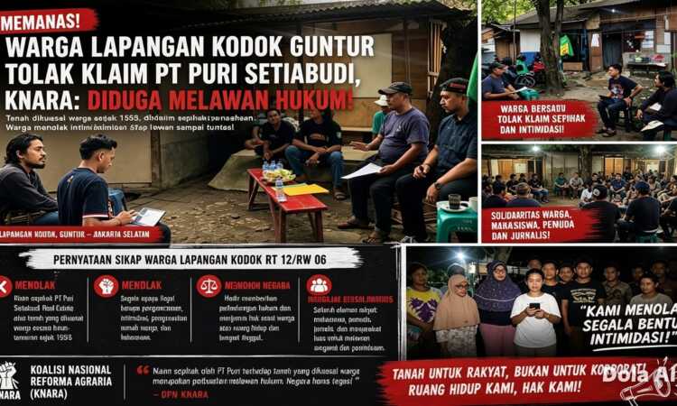 Konflik Agraria Jakarta Selatan Memanas, Warga Lapangan Kodok Angkat Suara