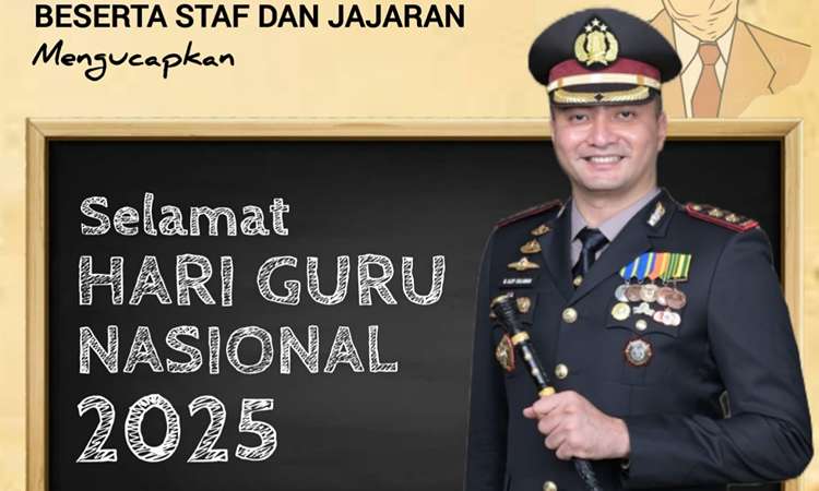 Momentum Hari Guru Nasional, Ini Pesan Kapolres Gowa untuk Para Pendidik