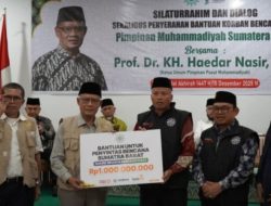 Haedar Nashir Tegaskan Muhammadiyah Bergerak Cepat Bantu Korban Bencana di Aceh dan Sumatera