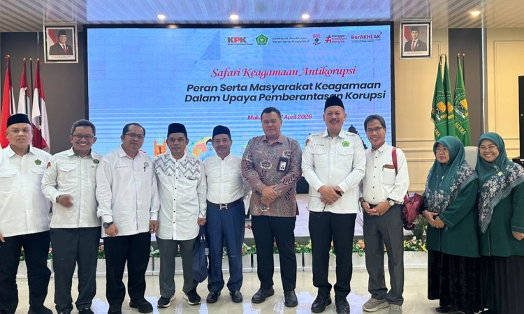 LDII Sulsel Dukung Safari Antikorupsi KPK, Tekankan Pencegahan Korupsi di Sektor Keagamaan