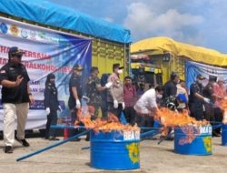 Bea Cukai Sulbangsel Musnahkan 43,40 Juta Batang Rokok Ilegal