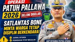 Operasi Patuh Pallawa 2026 Belum Digelar, Satlantas Bone Minta Warga Tetap Disiplin Berkendara